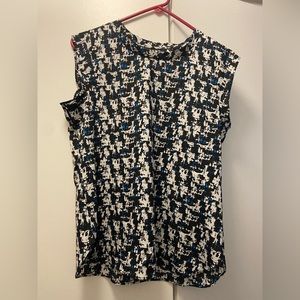 DKNY Womens Flutter Sleeve Pullover Blouse